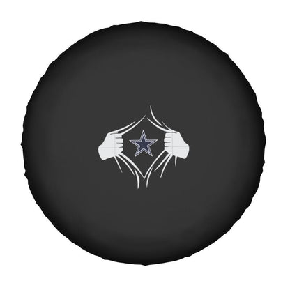 Dallas Cowboys 2 Print tire protection covers car sunscreen tire protection covers