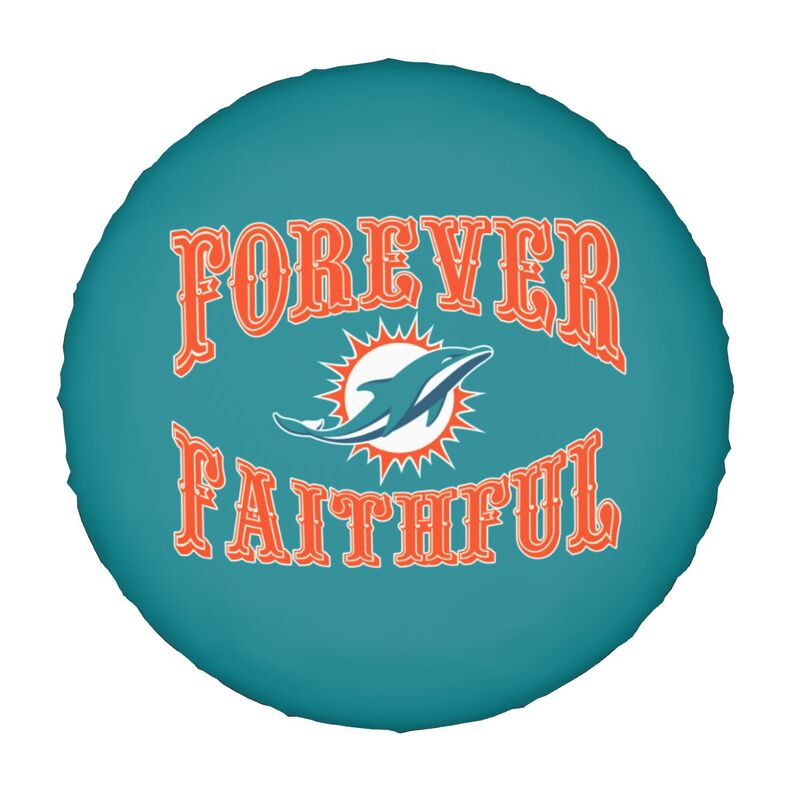 Miami Dolphins Printing car spare tire dust protection cover tire protection cover