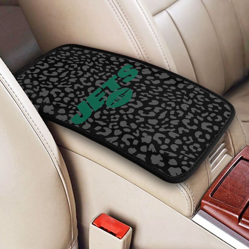 New York Jets printed Car handrail box cushion Personalized car armrest cover