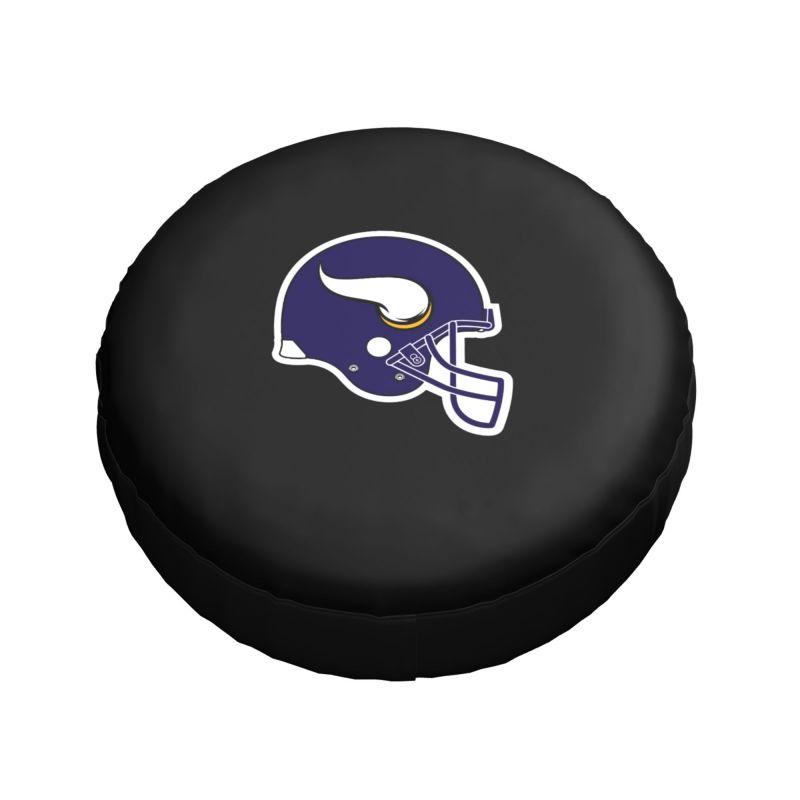 Minnesota Vikings 3 Car tire protective cover waterproof and dustproof tire cover