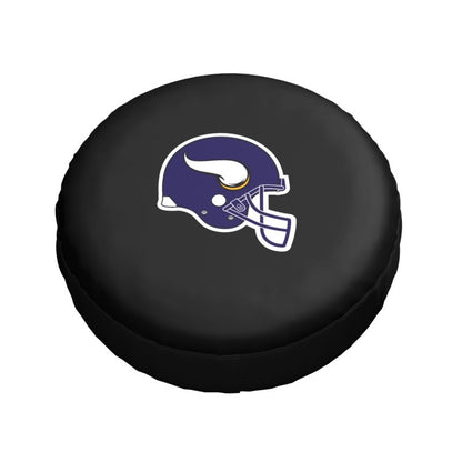 Minnesota Vikings 3 Car tire protective cover waterproof and dustproof tire cover