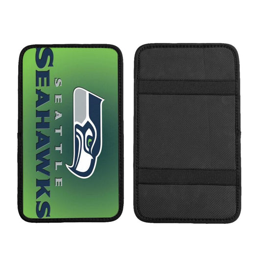 Seattle Seahawks2 Printed car armrest box pad anti-abrasion pad