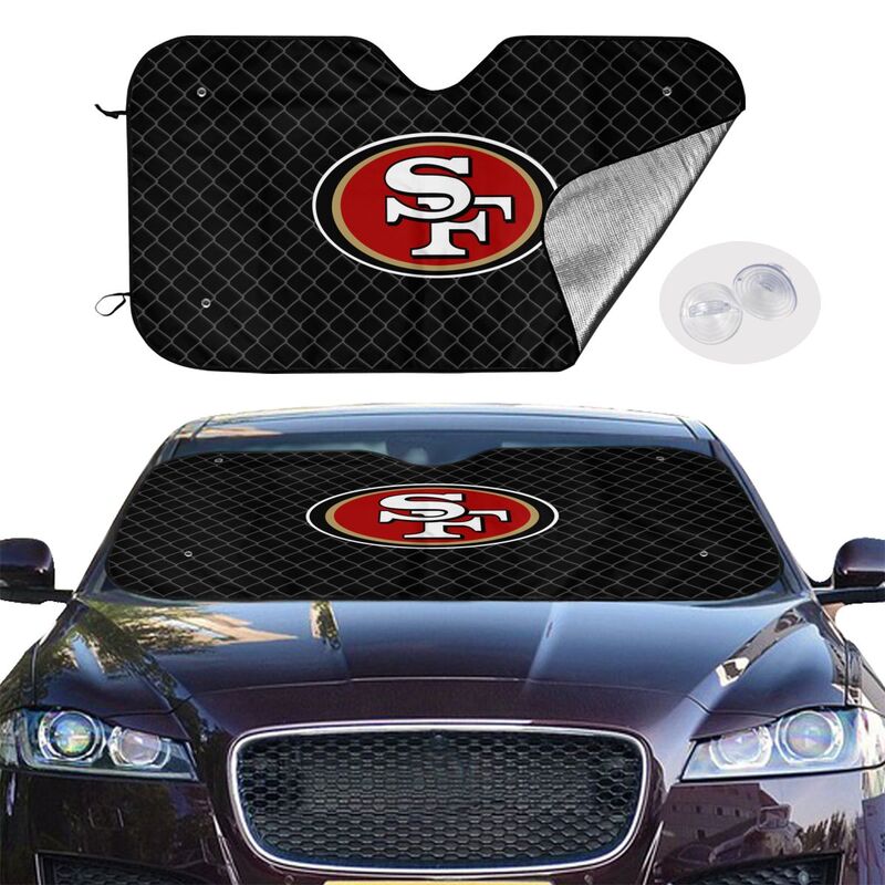 San Francisco 49ers Print Car windshield sunshades is suitable front Car windshield sunshades