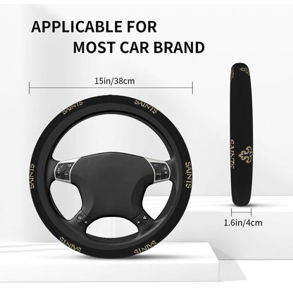 New Orleans Saints Printed elastic steering wheel cover car steering wheel protective cover