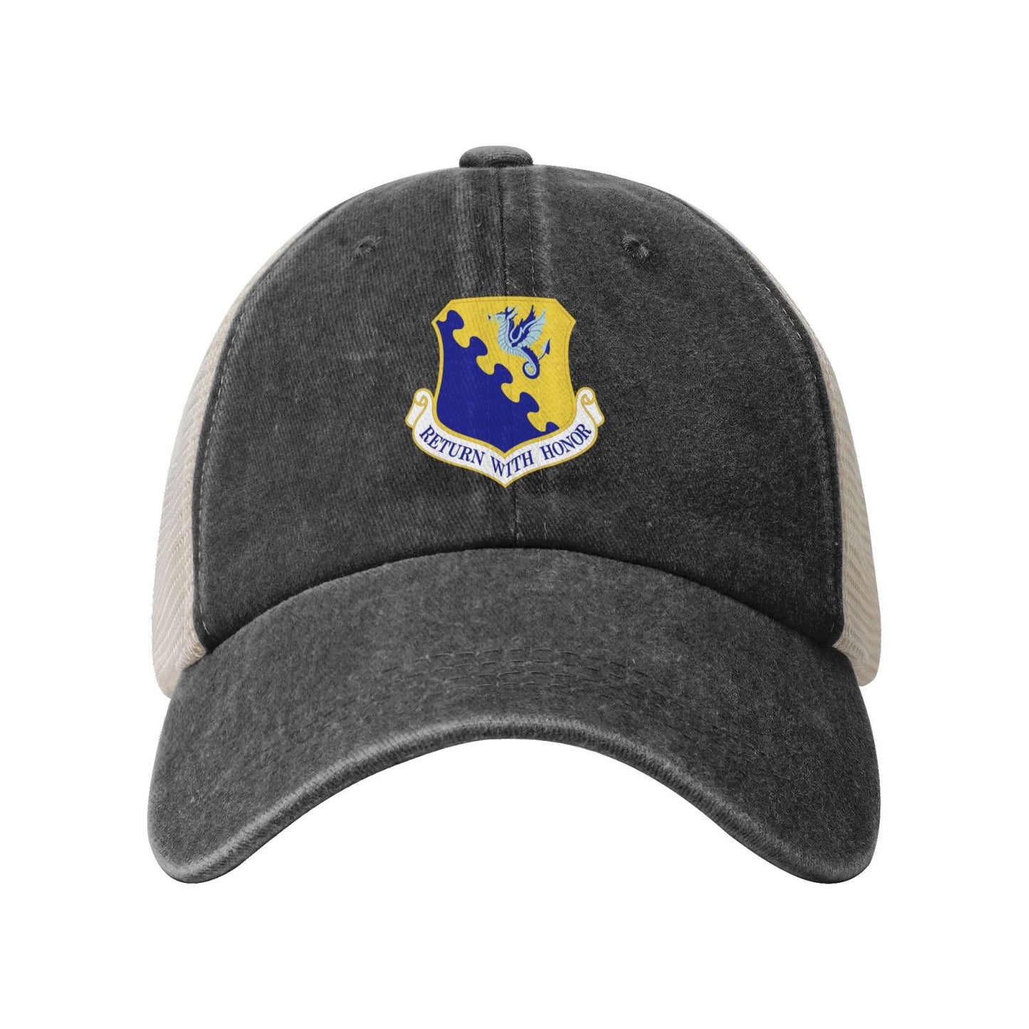 31st Fighter Wing Printed unisex baseball cap adjustable grid baseball cap veteran gift