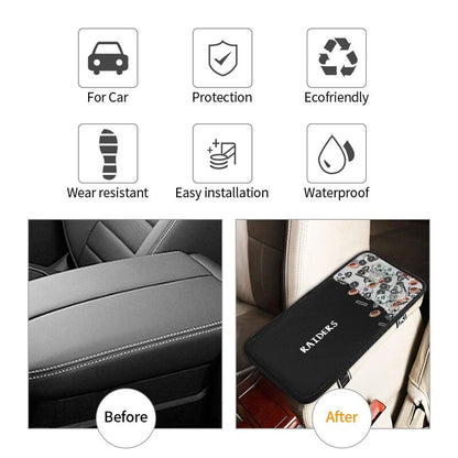 Las Vegas Raiders print Car center console armrest pad car armrest protective cover