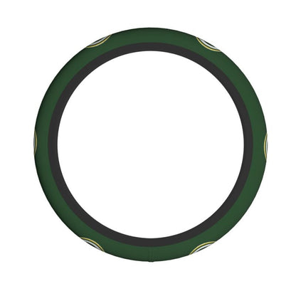 Green Bay Packers Printed breathable elastic steering wheel anti slip cover