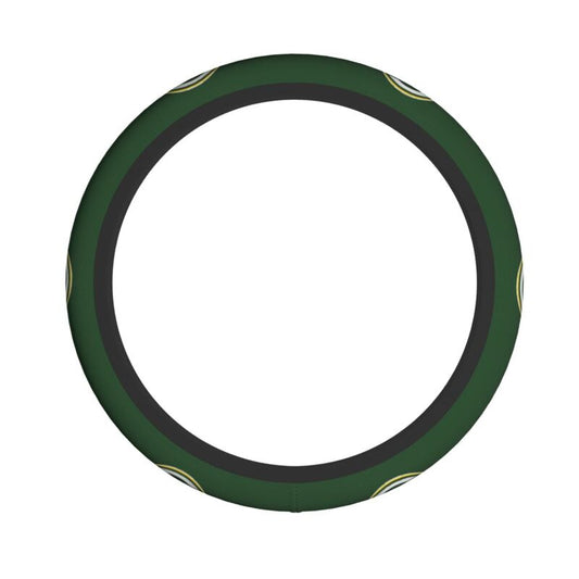 Green Bay Packers Printed breathable elastic steering wheel anti slip cover