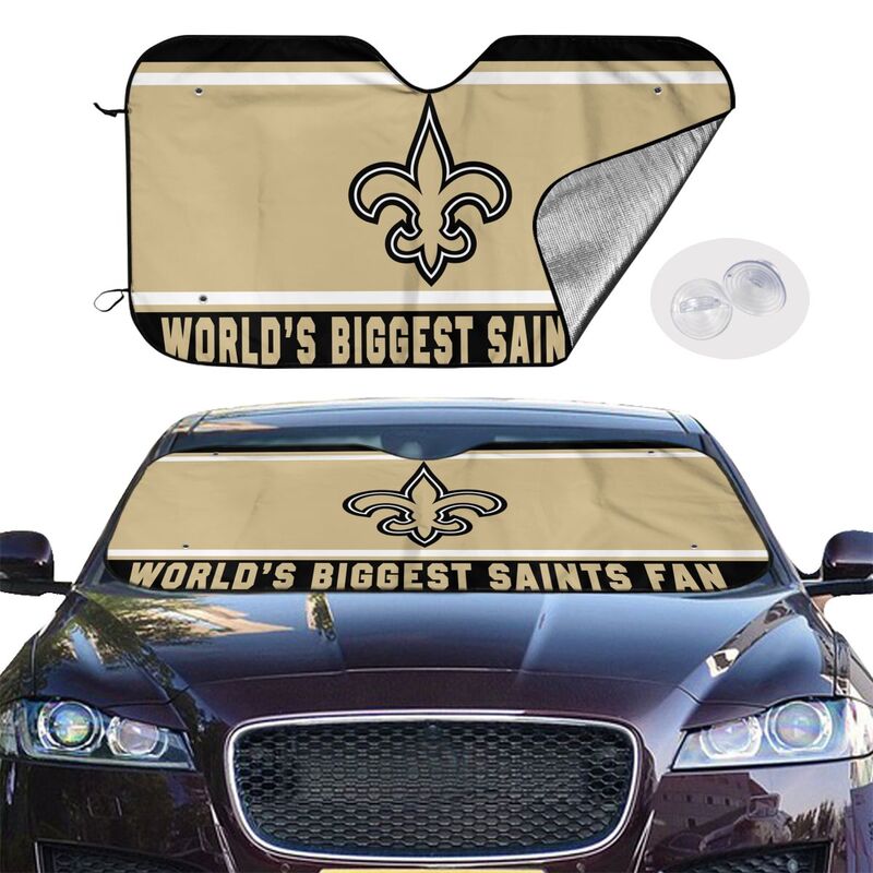 New Orleans Saints Printing is suitable for car front windshield sunshades Car windshield sunshades