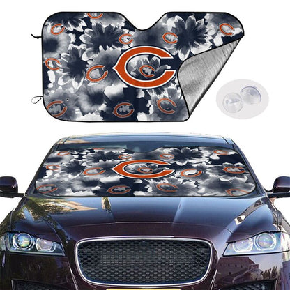 Chicago Bears Printed multi size car front windshield sunshade car windshield sunshade