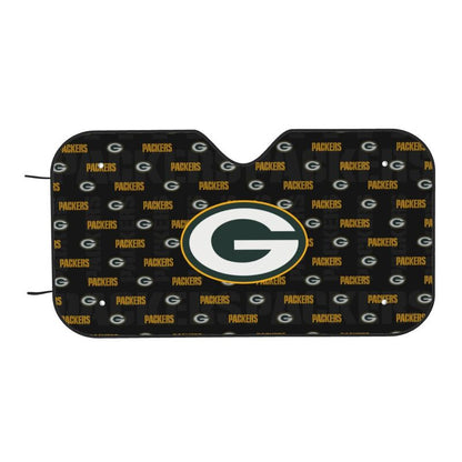 Green Bay Packers Printed is suitable for front Car windshield sunshades Car windshield sunshades