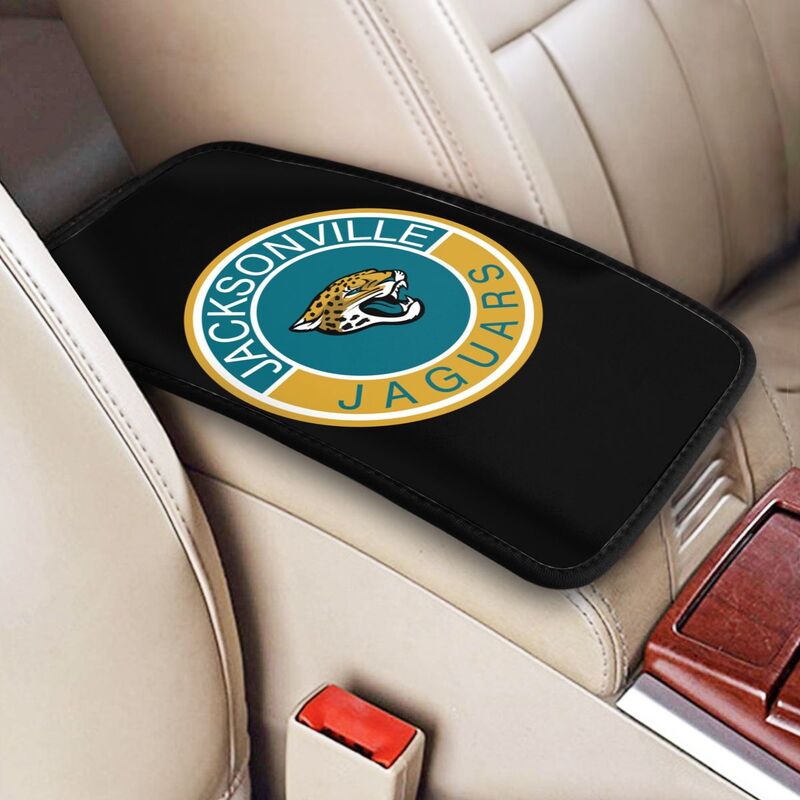 Jacksonville Jaguars print car armrest protective cover Car center console armrest pad