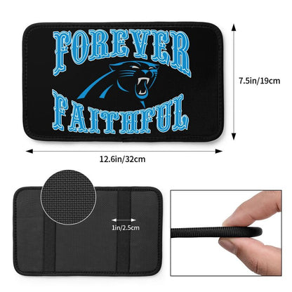 Carolina Panthers Print car armrest box cover armrest protective cover