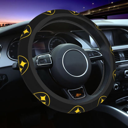 Pittsburgh Steelers 1 Printed elastic steering wheel cover anti slip breathable