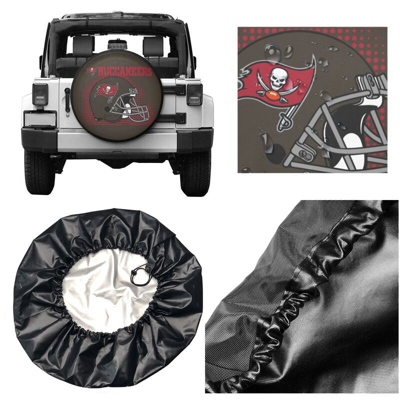 Tampa Bay Buccaneers Printed tire protection cover car sun protection tire protection cover