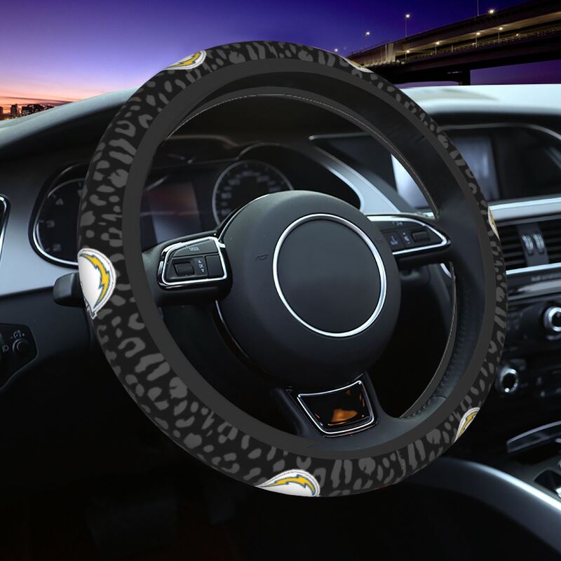San Diego Chargers Printed elastic steering wheel cover car anti-skid cover