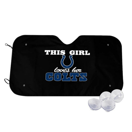Indianapolis Colts Printing multi size car front windshield sunshade car windshield sunshade