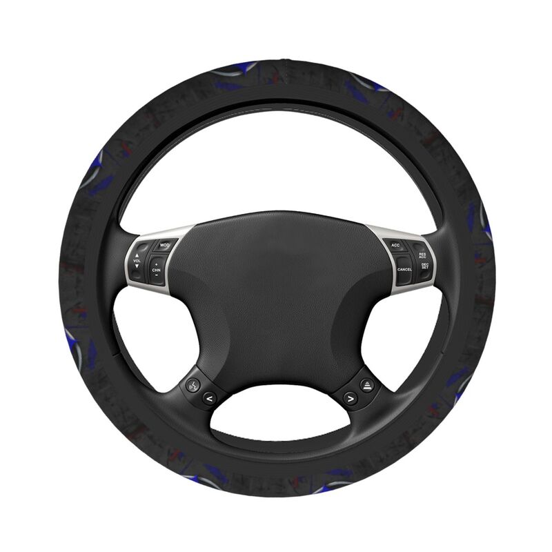 Pittsburgh Steelers 5 Printed breathable anti slip cover elastic steering wheel cover