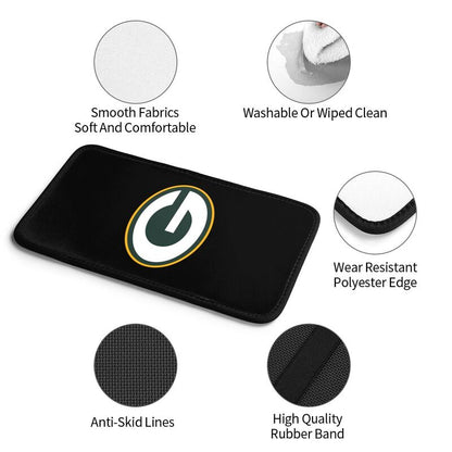 Car armrest box pad Green Bay Packers 3 Printed center armrest box pad protective pad