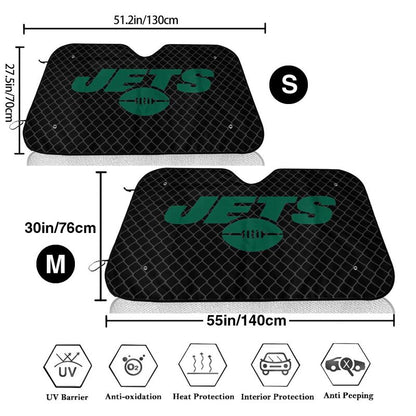 New York Jets Print Car windshield sunshades is suitable front Car windshield sunshades