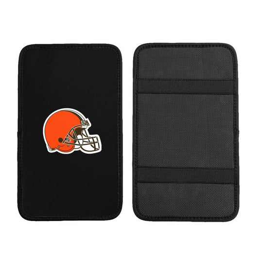 Car armrest box pad Cleveland Browns 1 Printed central armrest box pad protective pad