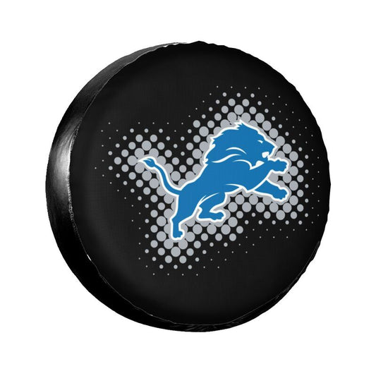 Detroit Lions Printing tire protection cover car sun protection tire protection cover