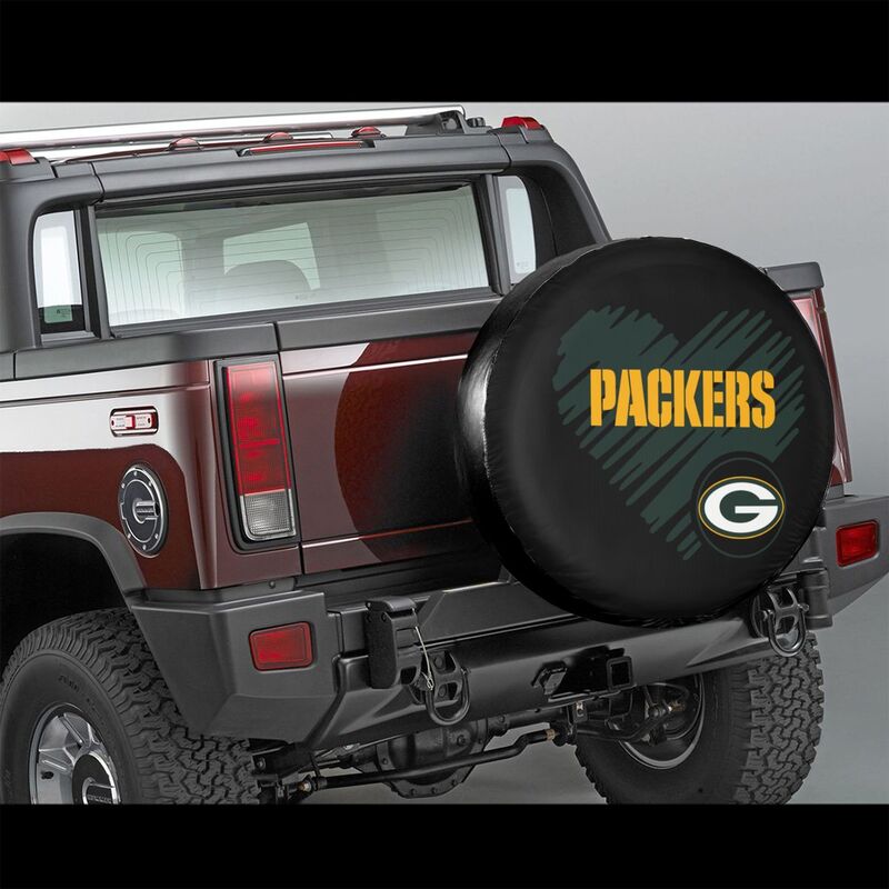 Green Bay Packers Printed car spare tire dust protection cover tire protection cover