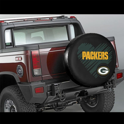 Green Bay Packers Printed car spare tire dust protection cover tire protection cover