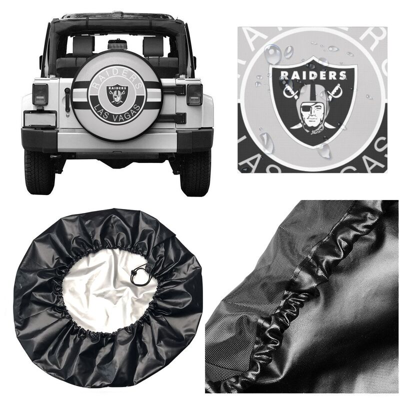 Las Vegas Raiders Print tire protection cover car sun protection tire protection cover
