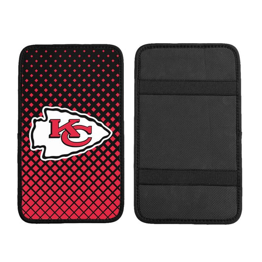 Kansas City Chiefs Car handrail box cushion Personalized printed car armrest cover