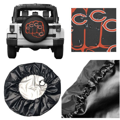 Chicago Bears Print tire protection cover car spare tire dust protection covers