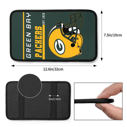 Green Bay Packers Print car armrest box cushion armrest protective cover