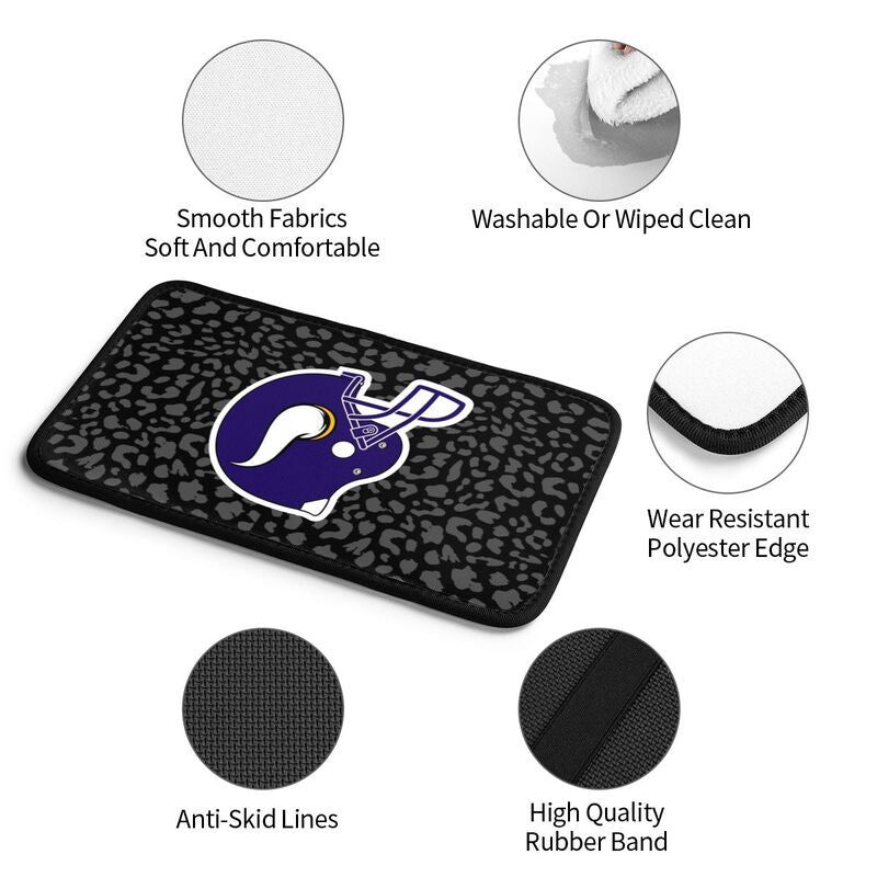 Minnesota Vikings print Car handrail box cushion Personalized car armrest cover