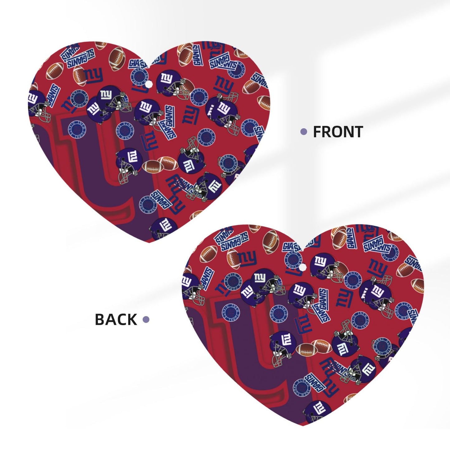 4-pcs New York Giants Car Air Fresheners Cards Set car aromatherapy tablets