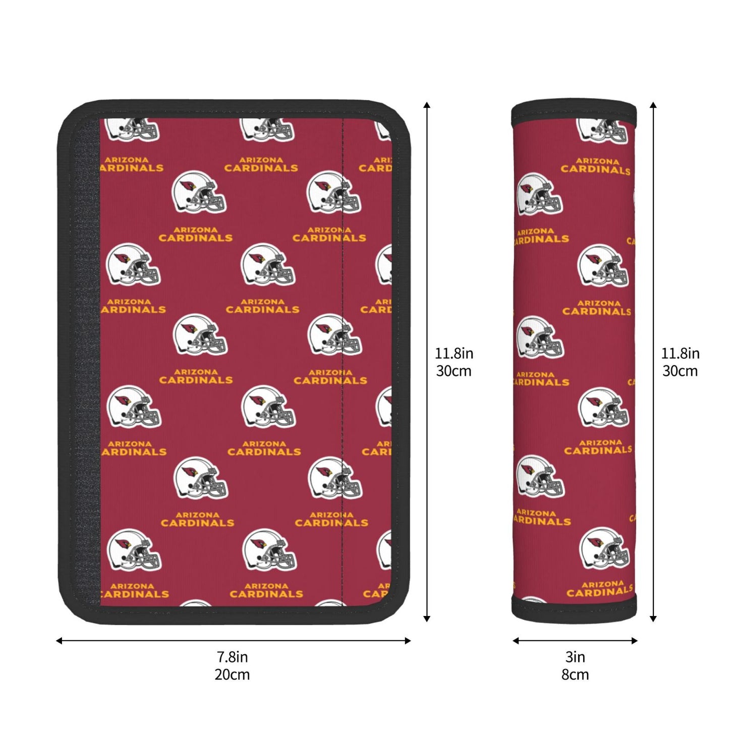 Arizona Cardinals Car seat belt shoulder strap UNISEX seat belt protective cover