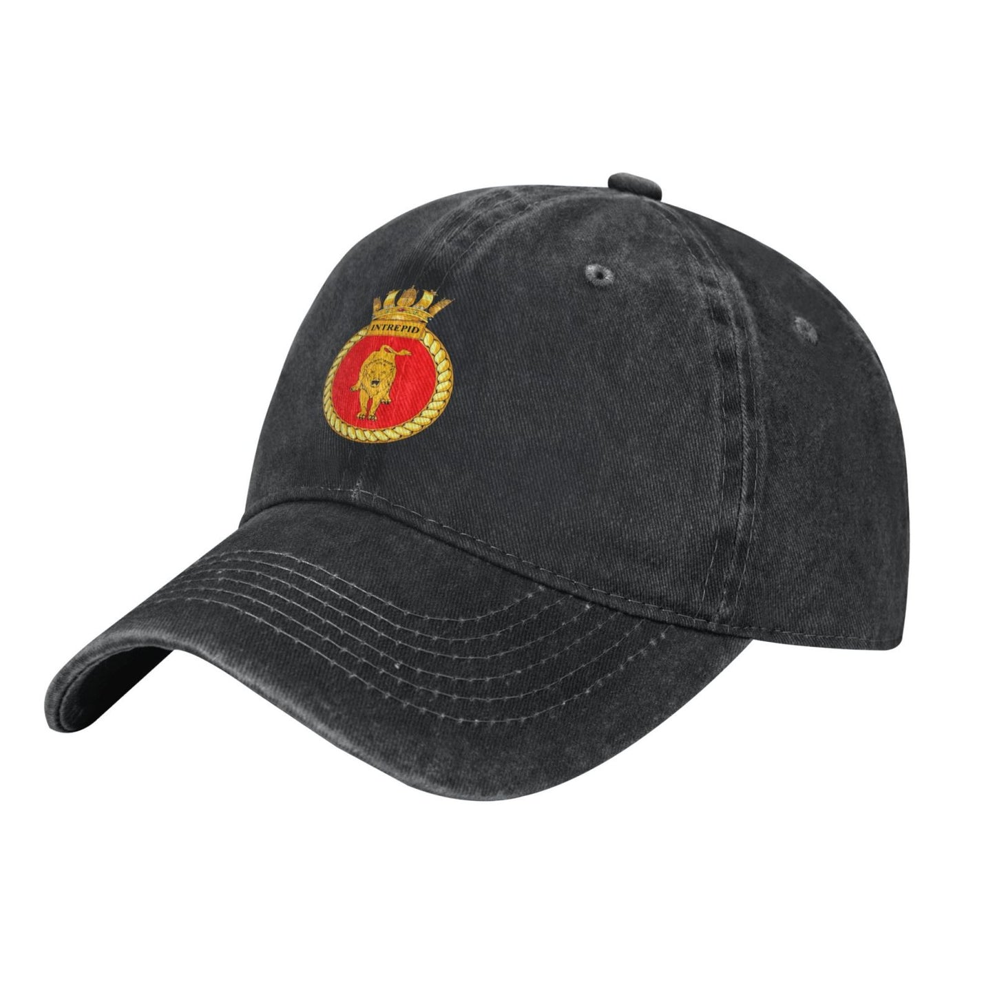 Intrepid Printed unisex baseball cap adjustable cap outdoor trucker hat veterans Gifts