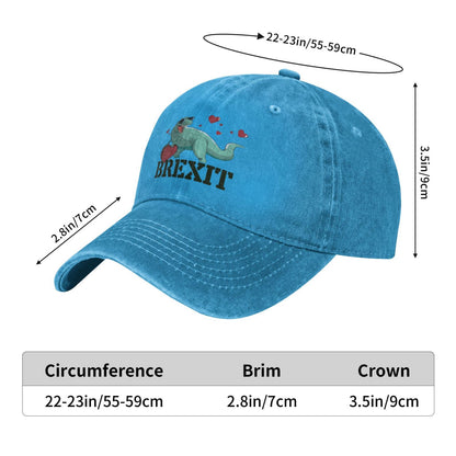 T-Rex Humor Printed unisex baseball cap adjustable cap outdoor sun hats trucker hat
