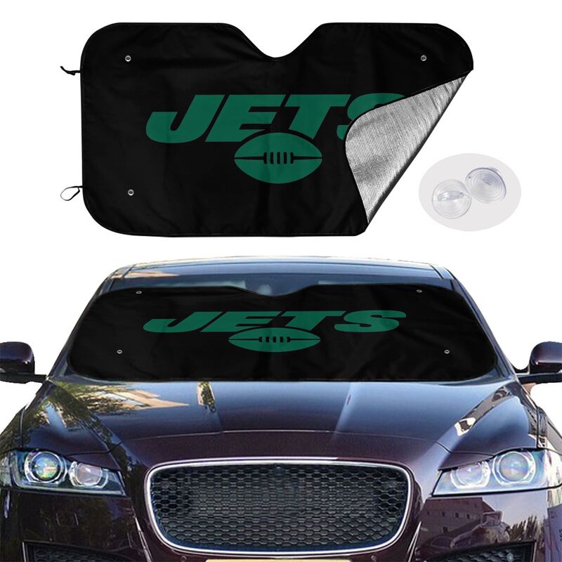 New York Jets Printed multi size front windshield sunshade car windshield sunshade
