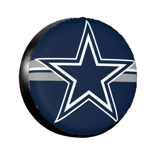 Dallas Cowboys 2 car dustproof sunscreen tyre protective cover Tyre protective cover