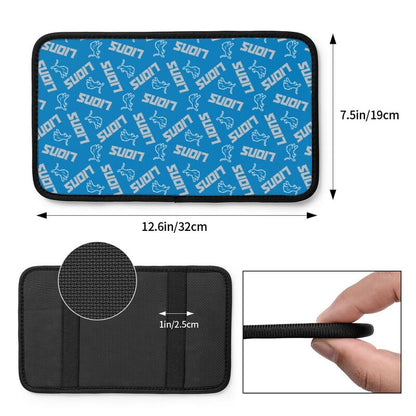 Detroit Lions  Printed armrest protective cover car armrest box cushion