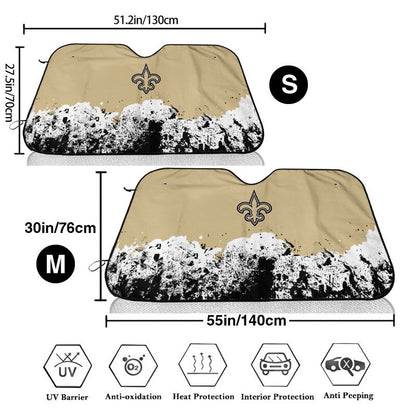New Orleans Saints Print car front windshield sunshade car windshield sunshade (multi size)