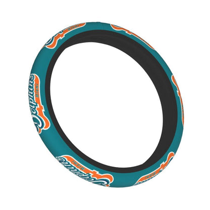 Miami Dolphins Printed car protective cover elastic steering wheel cover
