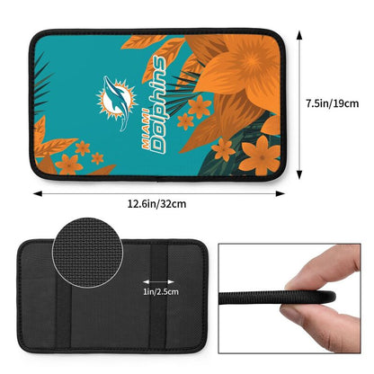 Miami Dolphins Car armrest box protective cover car center console armrest pad