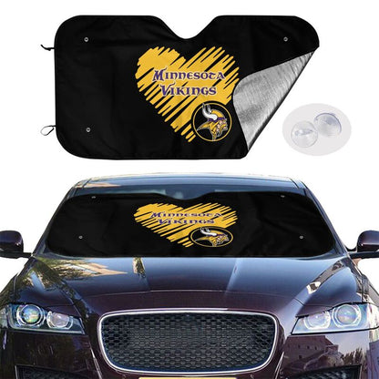 Minnesota Vikings Printing is suitable car front windshield sunshades Car windshield sunshades