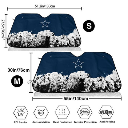 Dallas Cowboys Print car front windshield sunshade car windshield sunshade (multi size)
