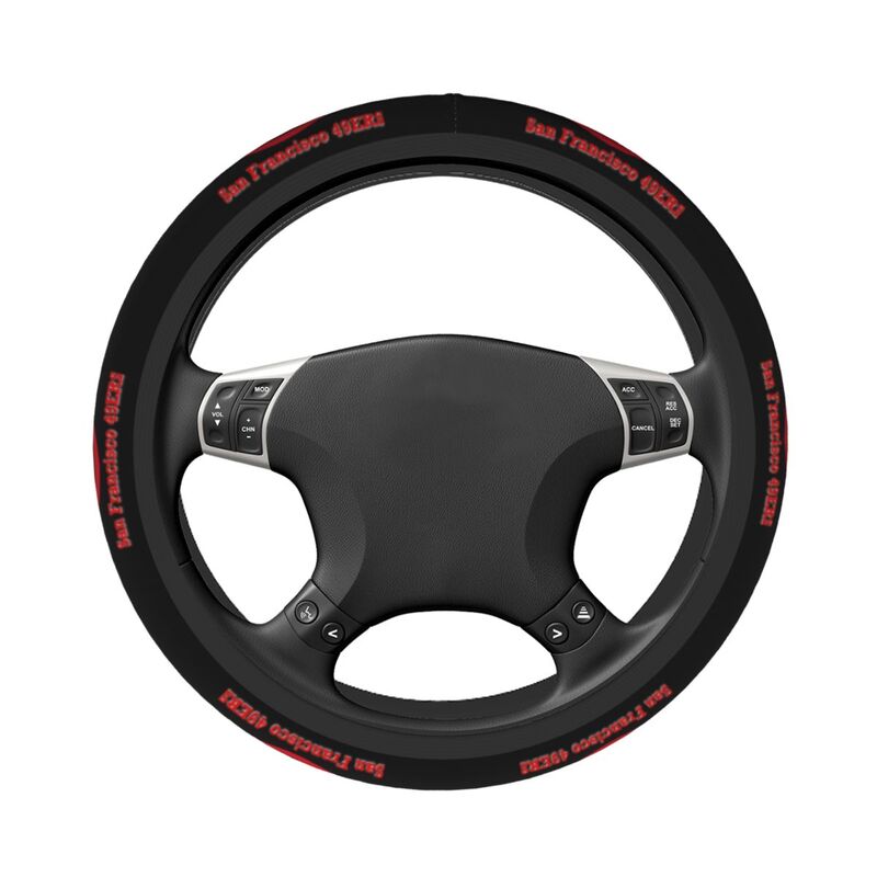 San Francisco 49ers Printed car anti-skid cover elastic steering wheel cover