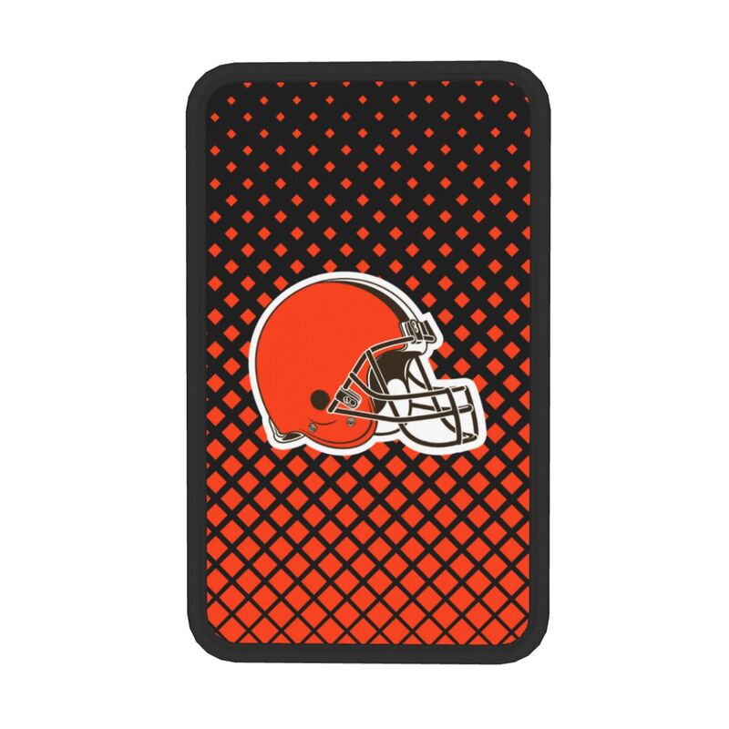 Cleveland Browns Car handrail box cushion Personalized printed car armrest cover