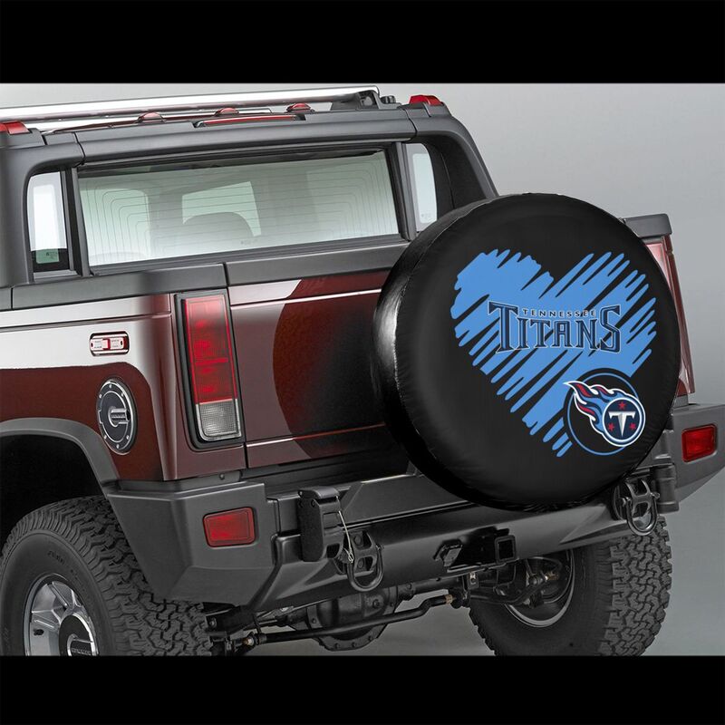 Tennessee Titans Printed car spare tire dust protection cover tire protection cover