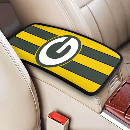 Green Bay Packers3 Printed car armrest box pad anti-abrasion pad