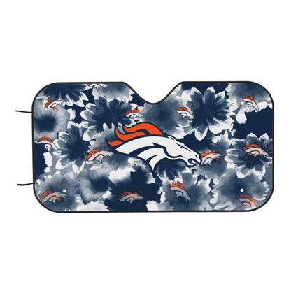 Denver Broncos Printed multi size car front windshield sunshade car windshield sunshade